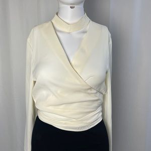 White long sleeve blouse